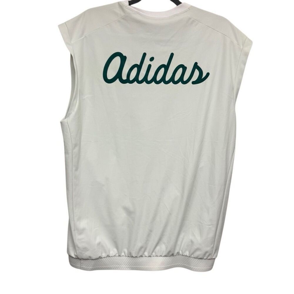 Adidas light green men’s tank with pockets size medium